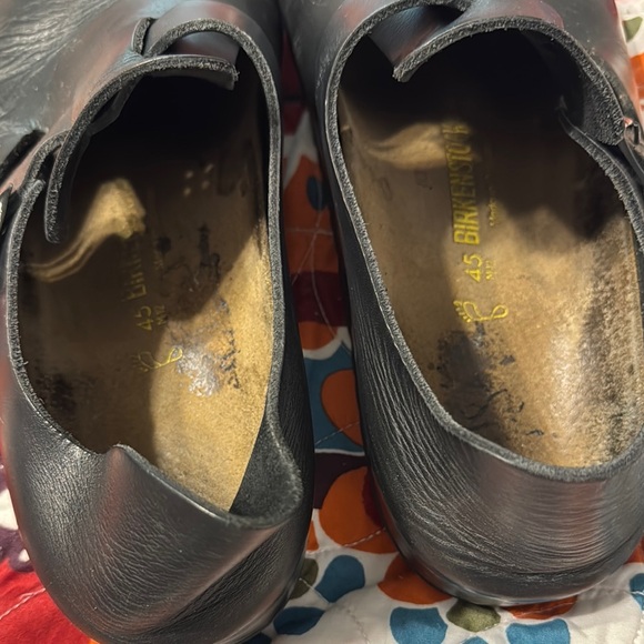 Mens 45 (12) Black leather Birkenstock London - Picture 2 of 6